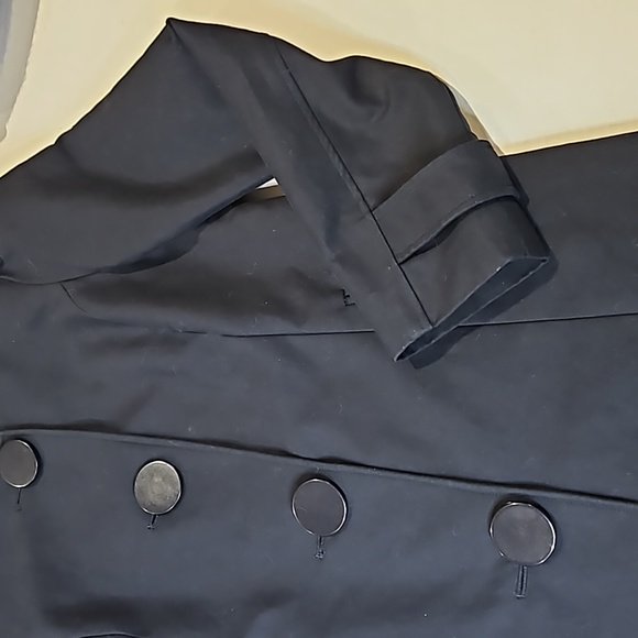 Forever 21 Retro Style Navy Coat size S - Picture 4 of 11